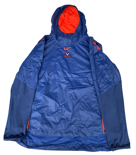 Kody Stattmann Virginia Basketball Team Issued Hooded Windbreaker Jacket (Size XL)
