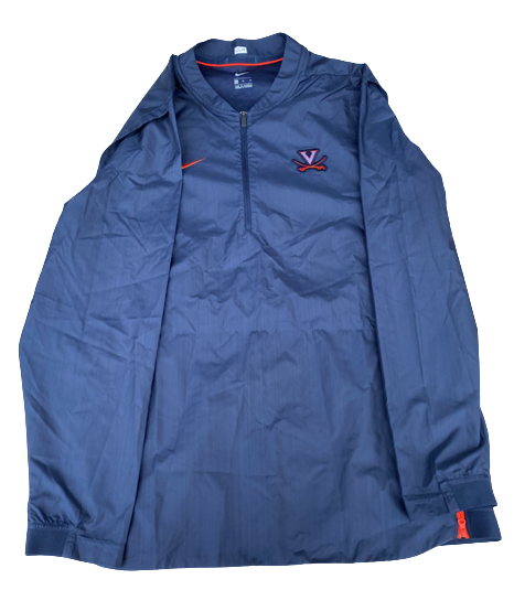 Kody Stattmann Virginia Basketball Team Issued Quarter-Zip Jacket (Size XL)