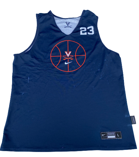 Kody Stattmann Virginia Basketball Team Exclusive Reversible Practice Jersey (Size L)