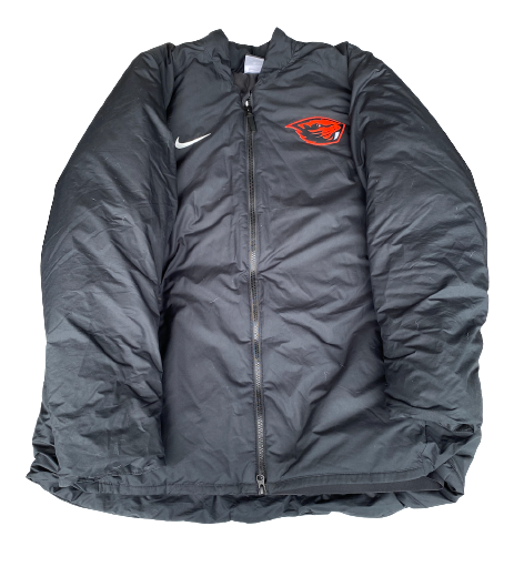 Kevin Abel Oregon State Baseball Team Exclusive Heavy Jacket (Size XL)