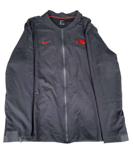 Kevin Abel Oregon State Baseball Team Issued Travel Jacket (Size XL)