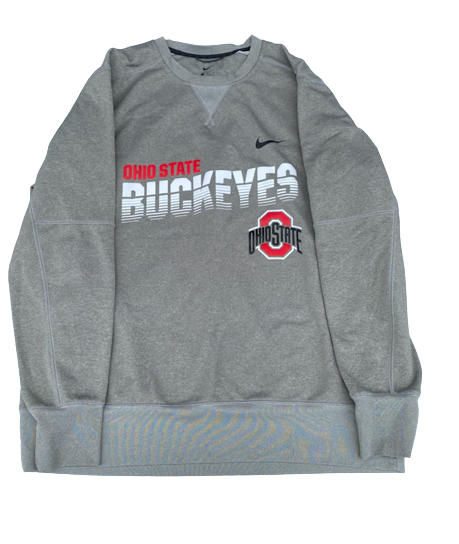 Isaiah Pryor Ohio State Football Team Issued Crewneck Sweatshirt (Size XL)