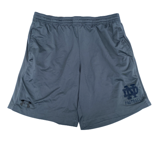 Isaiah Pryor Notre Dame Football Team Issued Workout Shorts (Size L)