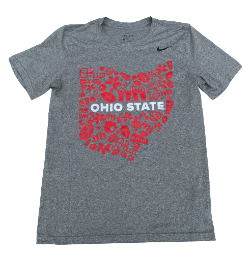 Isaiah Pryor Ohio State Football Team Issued Workout Shirt (Size S)