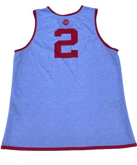 Cedric Russell Ohio State Basketball Team Exclusive "LeBron James" Brand Practice Jersey (Size M)