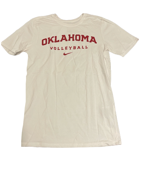 Kylee McLaughlin Oklahoma Volleyball Team Issued Workout Shirt (Size S)