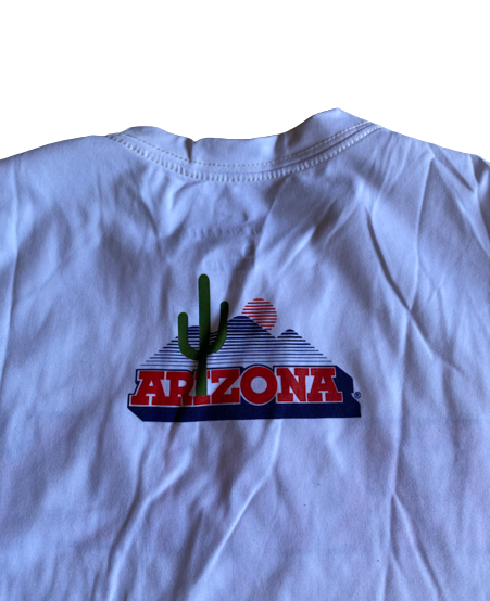 Sam Thomas Arizona Basketball Team Exclusive "FAMILY" Workout Shirt (Size M)