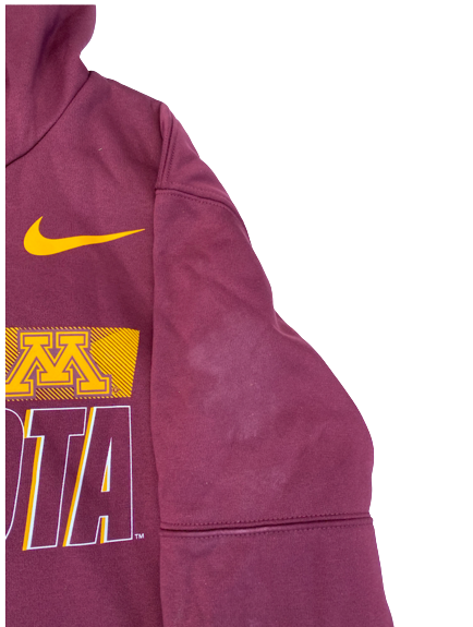 Payton Willis Minnesota Basketball Signed Team Issued Sweatshirt (Size XLT)