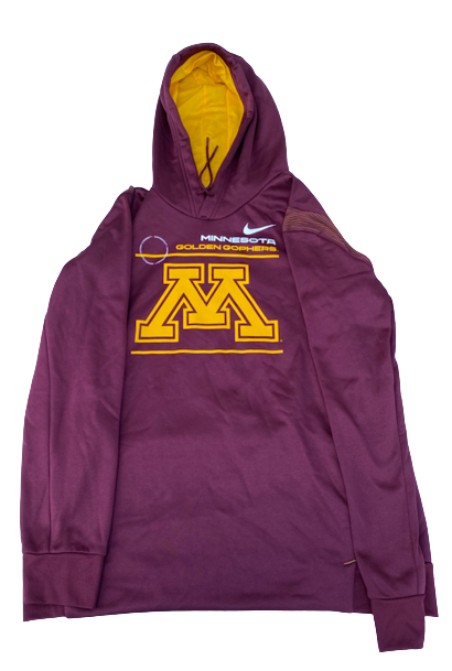 Payton Willis Minnesota Basketball Team Issued Sweatshirt (Size L)