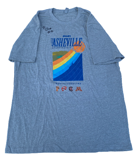 Payton Willis Minnesota Basketball Signed Asheville 2021 Tournament T-Shirt (Size L)