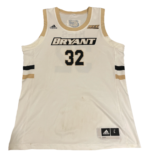 Peter Kiss Bryant Basketball GAME WORN Jersey (Size L)