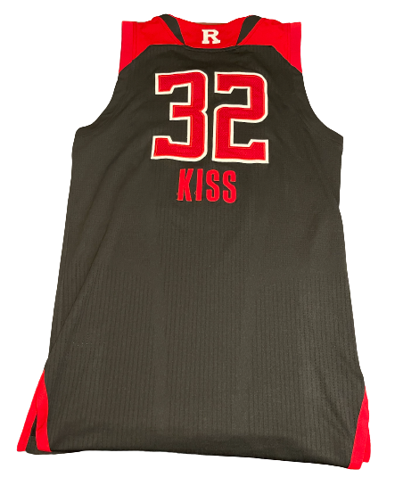 Peter Kiss Rutgers Basketball Freshman Year GAME WORN Jersey (Size L)