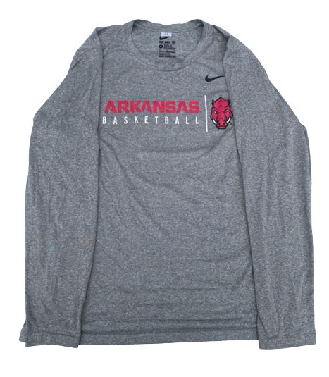 Jimmy Whitt Jr. Arkansas Basketball Team Exclusive BIG 12 / SEC Challenge Long Sleeve Shirt (Size XL)