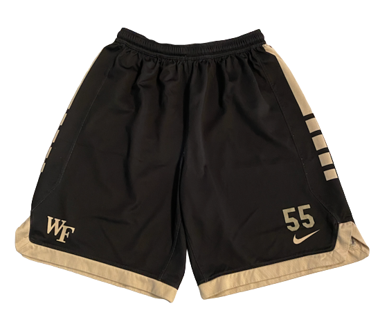 Miles Lester Wake Forest Basketball Team Exclusive Practice Shorts with Number (Size L)