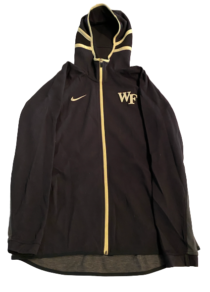 Miles Lester Wake Forest Basketball Team Exclusive Travel Jacket (Size L)