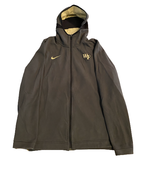 Miles Lester Wake Forest Basketball Team Exclusive Travel Jacket (Size L)