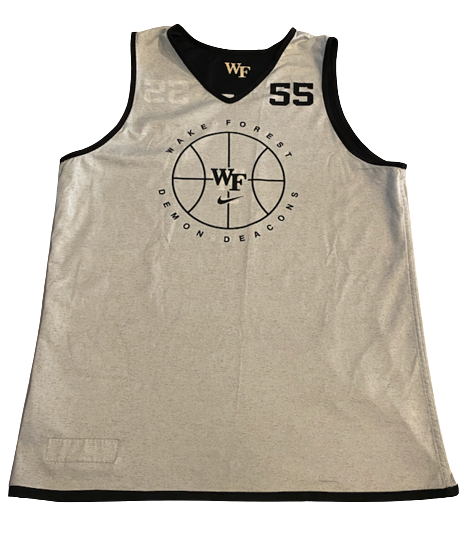 Miles Lester Wake Forest Basketball Team Exclusive Reversible Practice Jersey (Size L)