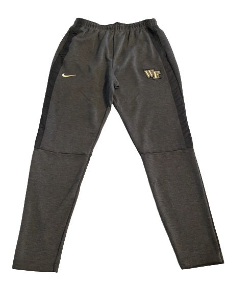 Miles Lester Wake Forest Basketball Team Issued Sweatpants (Size LT)