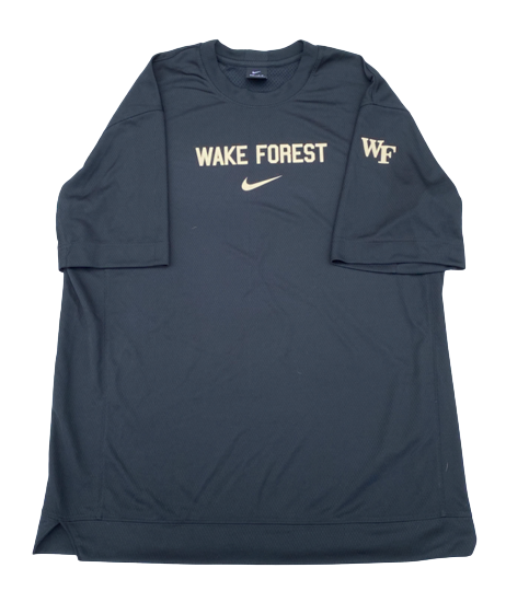 Miles Lester Wake Forest Basketball Team Exclusive Pre-Game Shooting Shirt (Size M)