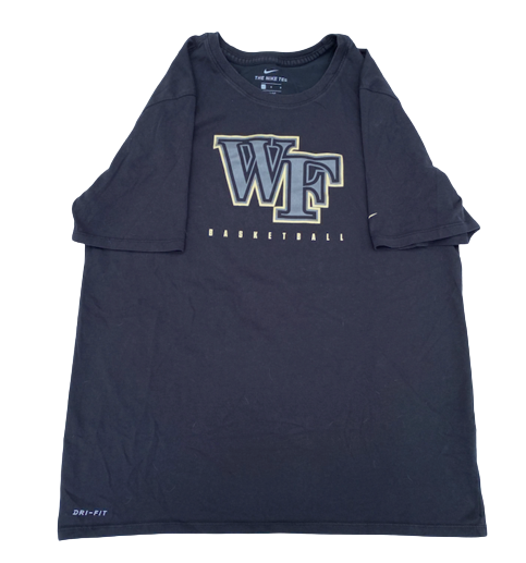 Miles Lester Wake Forest Basketball Team Issued Workout Shirt (Size L)