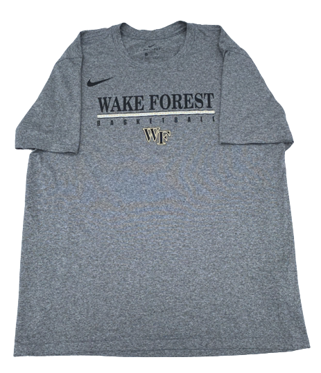 Miles Lester Wake Forest Basketball Team Issued Workout Shirt with Number (Size M)