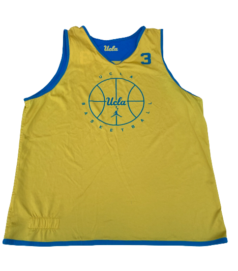 Johnny Juzang UCLA Basketball Exclusive 2021 Practice Worn Reversible Jordan Practice Jersey (Size XL)