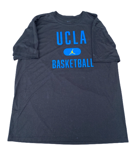 Johnny Juzang UCLA Basketball Team Issued Jordan Workout Shirt (Size XL)