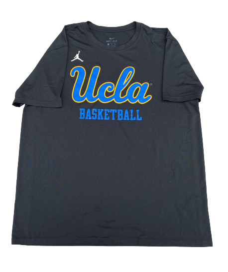Johnny Juzang UCLA Basketball Team Issued Jordan Workout Shirt (Size XL)