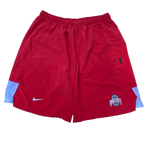 Kyle Young Ohio State Basketball Team Issued Workout Shorts (Size XL)