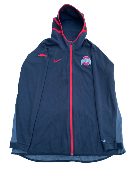 Kyle Young Ohio State Basketball Team Exclusive "LeBron James Brand" Travel Jacket (Size XLT)