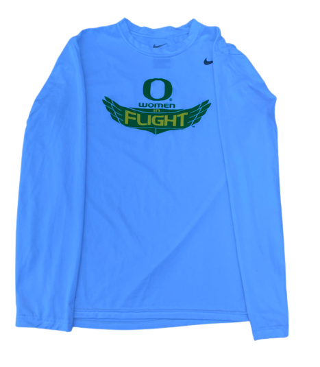 Jordan Dail Oregon Softball Team Exclusive "Women In Flight" Long Sleeve Shirt (Size M)
