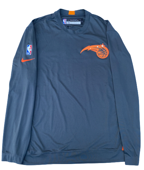 Orlando Magic Team Exclusive Long Sleeve Pre-Game Shooting Shirt (Size MT)