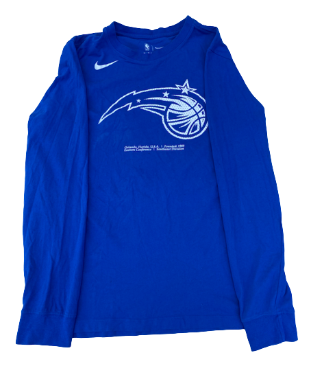 Orlando Magic Team Issued Long Sleeve Workout Shirt (Size M)