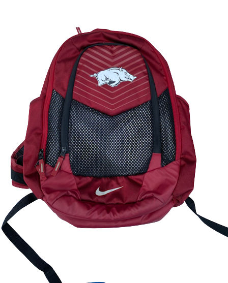 T.J. Hammonds Arkansas Football Team Issued Travel Backpack