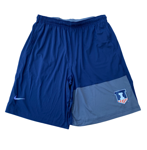 Cydnee Kinslow Illinois Basketball Team Issued Workout Shorts (Size XL)