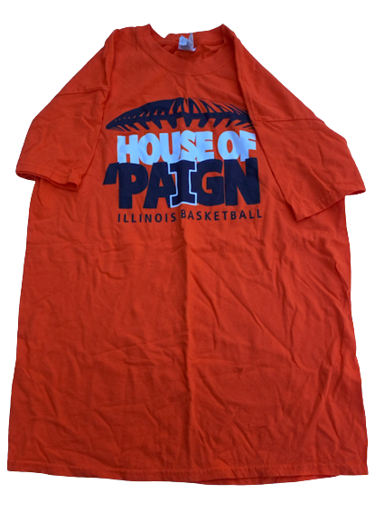 Cydnee Kinslow Illinois Basketball "HOUSE OF PAIGN" T-Shirt (Size M)