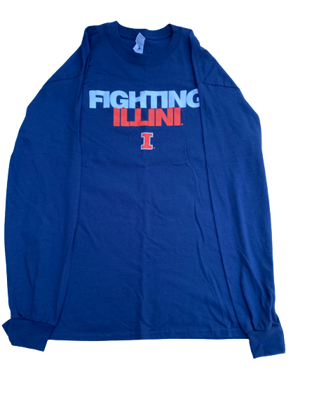 Cydnee Kinslow Illinois Basketball Long Sleeve Shirt (Size XL)