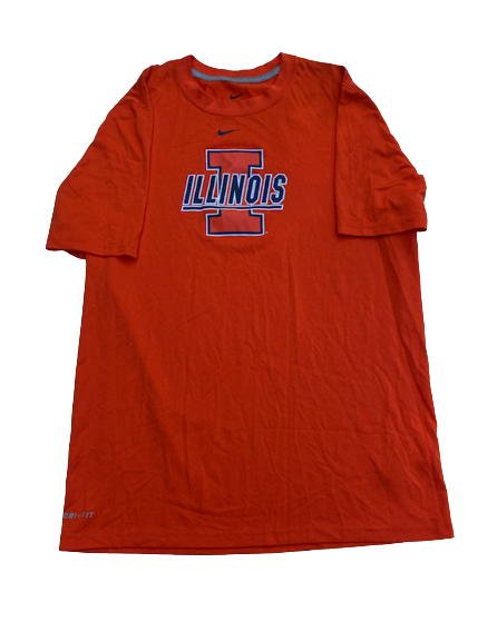 Cydnee Kinslow Illinois Basketball Team Issued Workout Shirt (Size S)