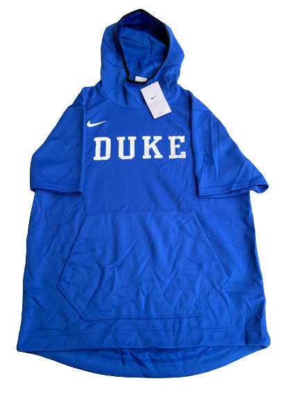 Jade Williams Duke Basketball Team Issued Short Sleeve Hoodie (Size L)