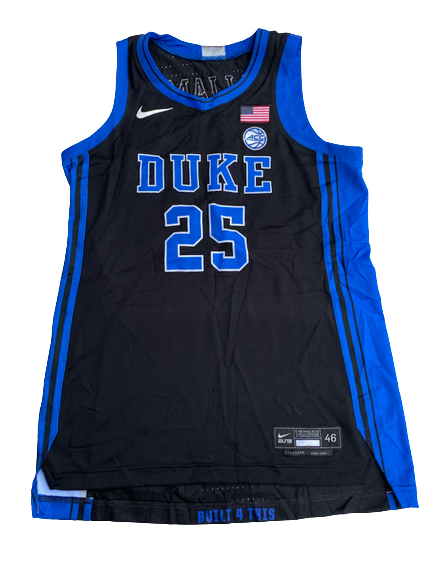 Jade Williams Duke Basketball 2020-2021 Exclusive UNITY GAME Jersey (Size 46)