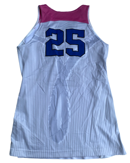 Jade Williams Duke Basketball 2017-2018 Exclusive Breast Cancer Awareness GAME Uniform Set