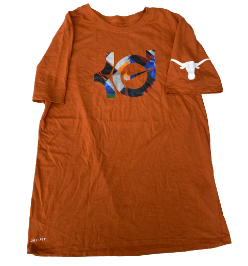 Donovan Williams Texas Basketball Team Issued "KD" T-Shirt (Size L)