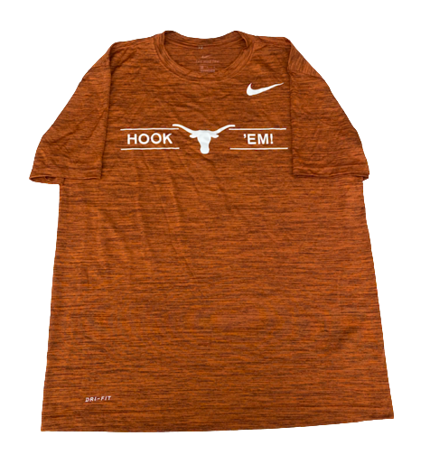 Donovan Williams Texas Basketball Team Issued Workout Shirt (Size L)