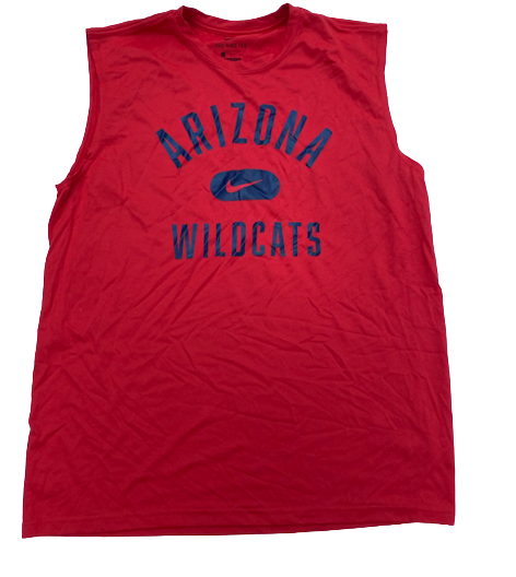 Sam Thomas Arizona Basketball Team Issued Workout Tank (Size L)