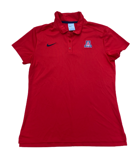 Sam Thomas Arizona Basketball Team Issued Polo Shirt (Size Women&