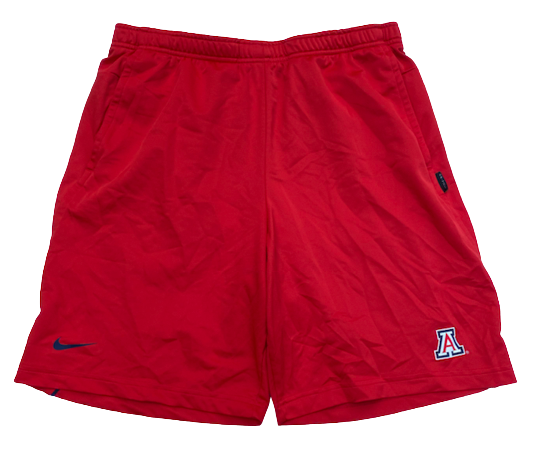 Sam Thomas Arizona Basketball Team Issued Workout Shorts (Size M)