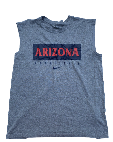 Sam Thomas Arizona Basketball Team Issued Workout Tank (Size M)