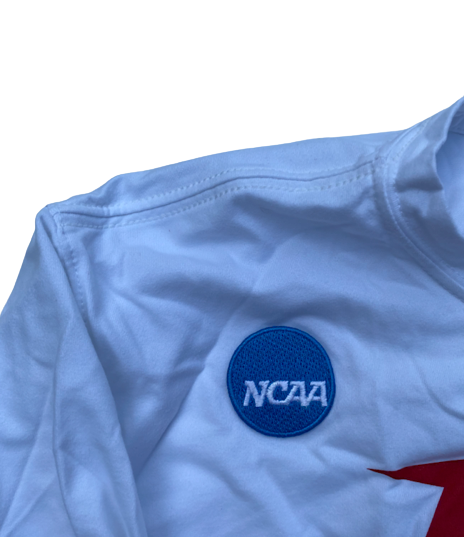 Sam Thomas Arizona Basketball Team Issued "BALL IN" Long Sleeve Shirt with NCAA Tournament Patch (Size M)