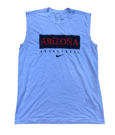 Sam Thomas Arizona Basketball Team Issued Workout Tank (Size M)
