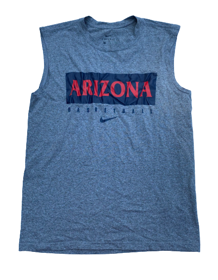 Sam Thomas Arizona Basketball Team Issued Workout Tank (Size S)
